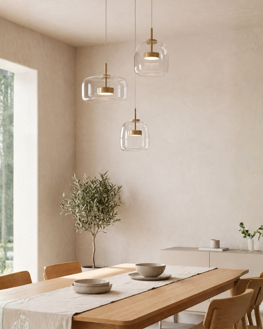 Bente | Glass Pendant Light