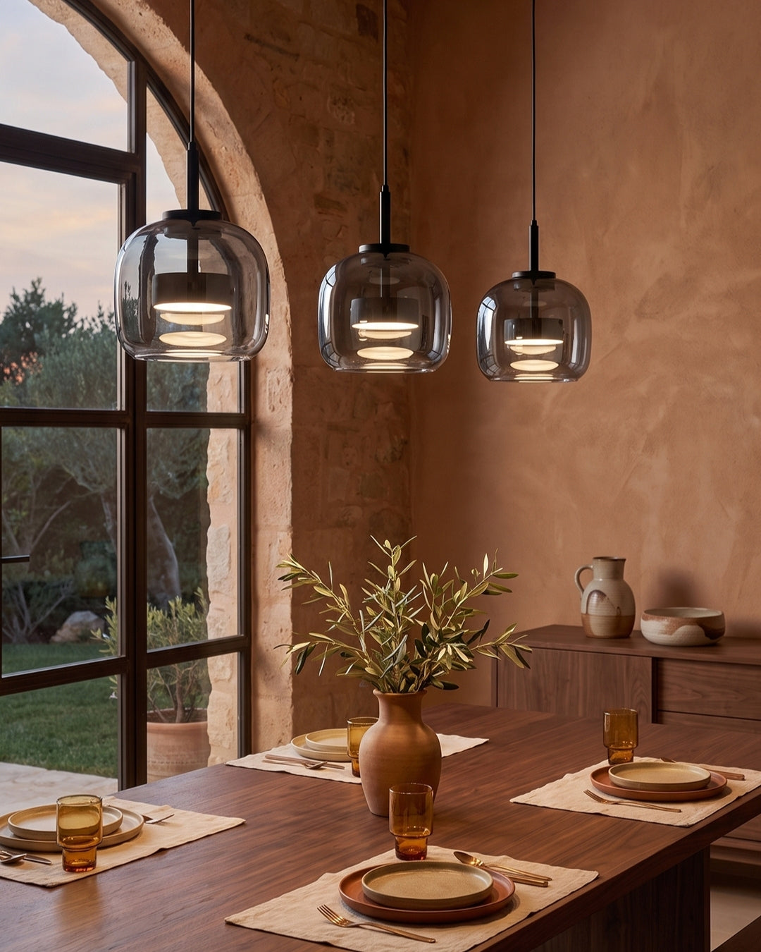 Bente | Glass Pendant Light