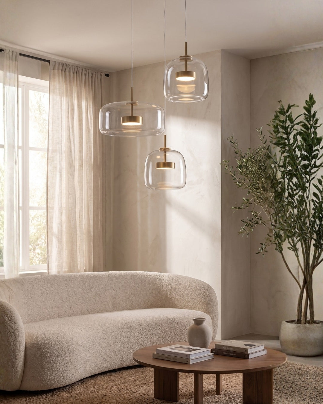 Bente | Glass Pendant Light