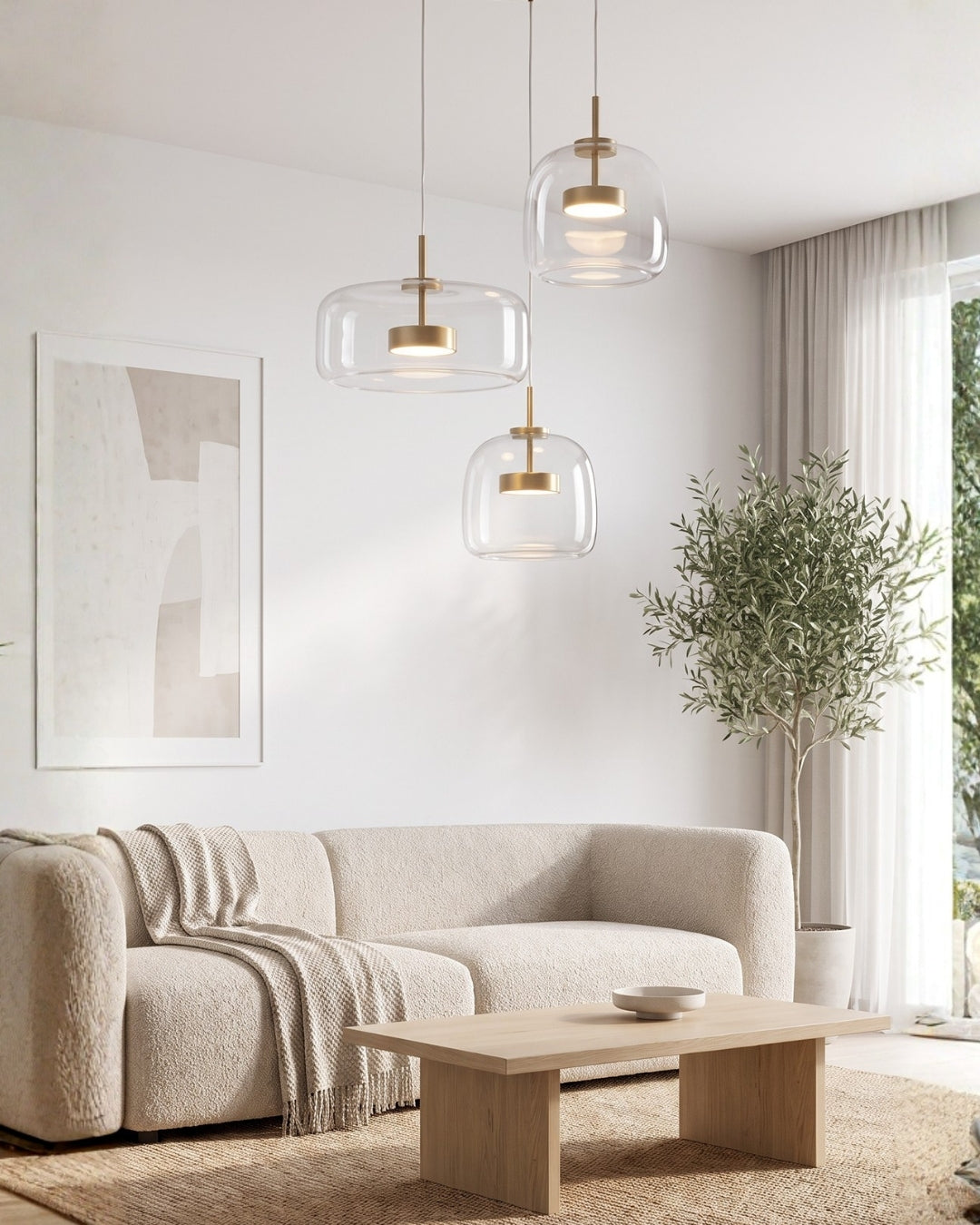 Bente | Glass Pendant Light
