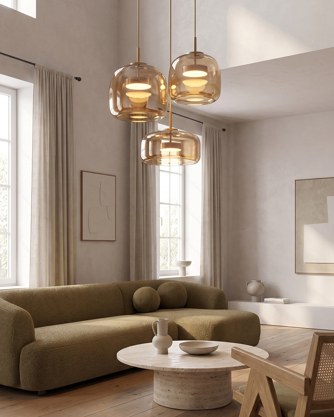 Bente | Glass Pendant Light