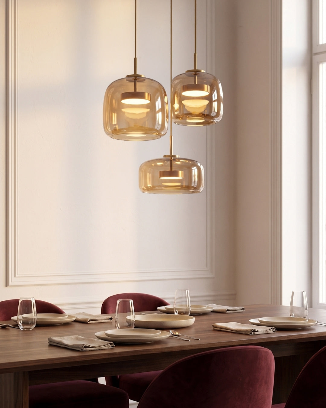 Bente | Glass Pendant Light
