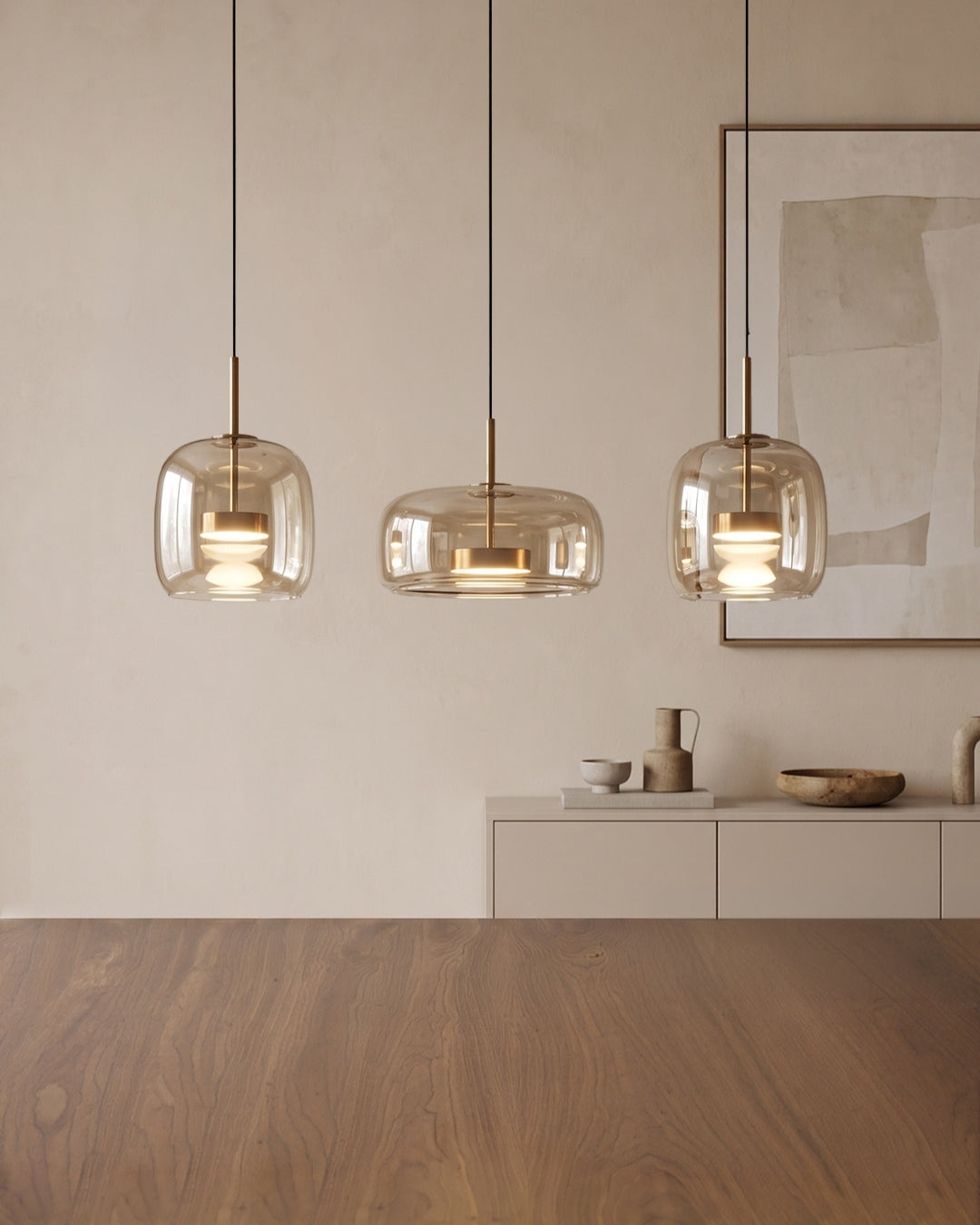 Bente | Glass Pendant Light