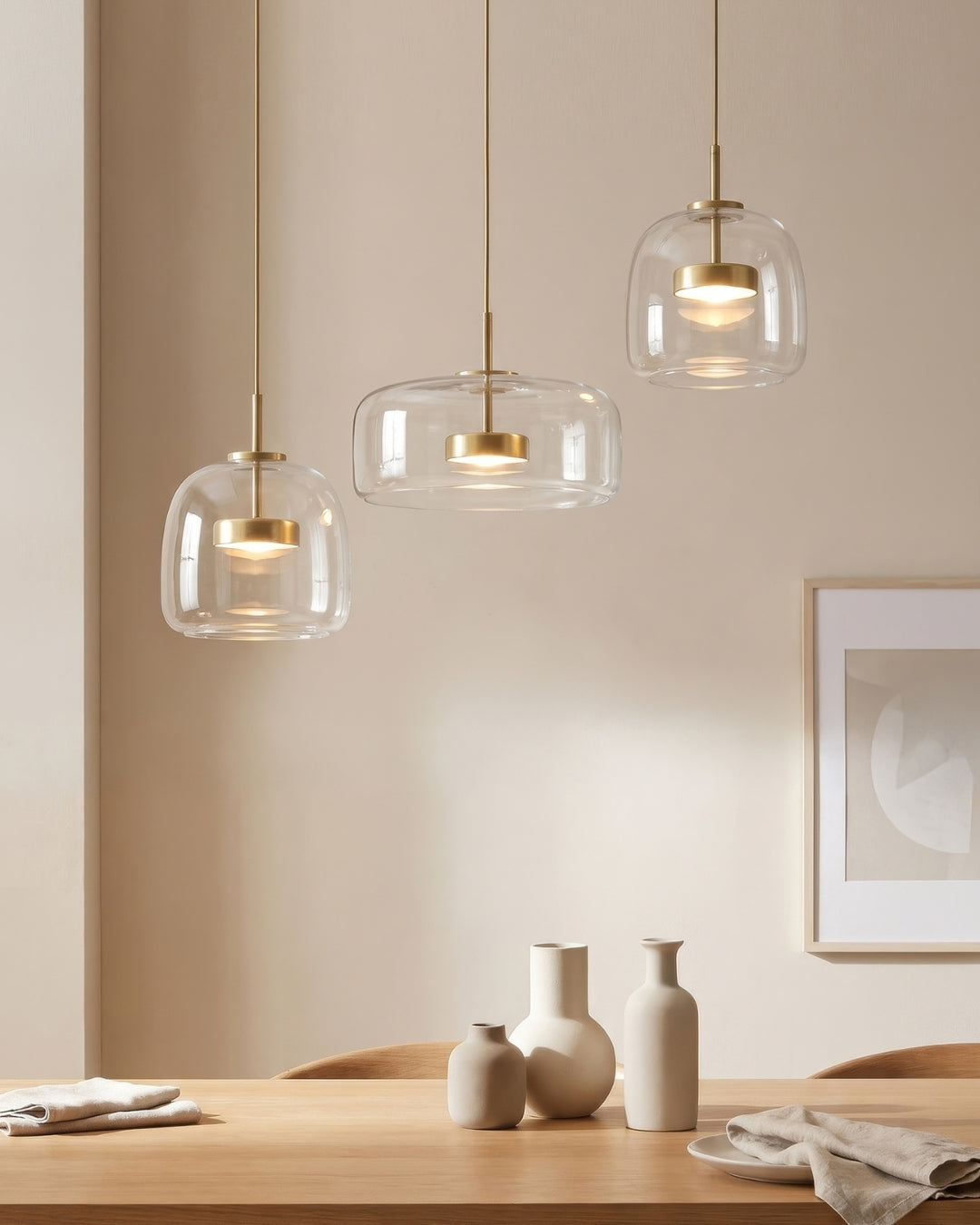 Bente | Glass Pendant Light