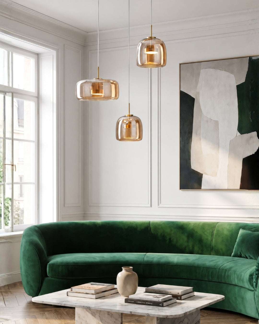 Bente | Glass Pendant Light