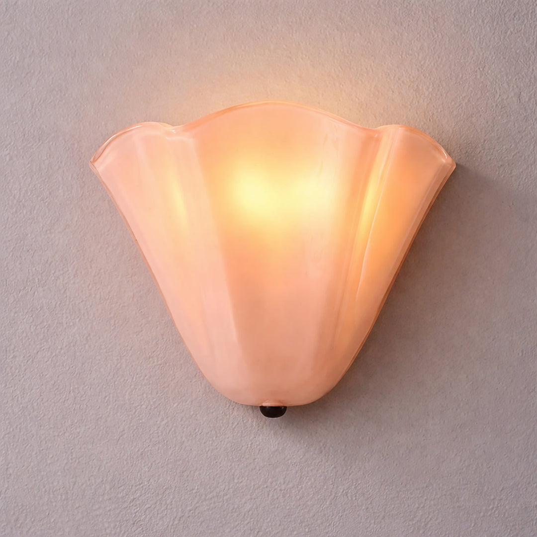 Vika | Milk Glass Wall Sconce