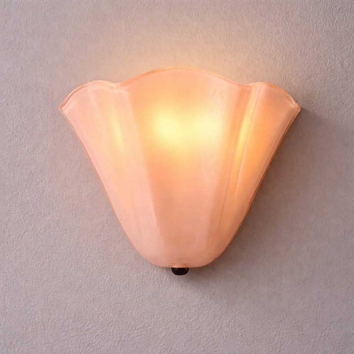 Vika | Milk Glass Wall Sconce