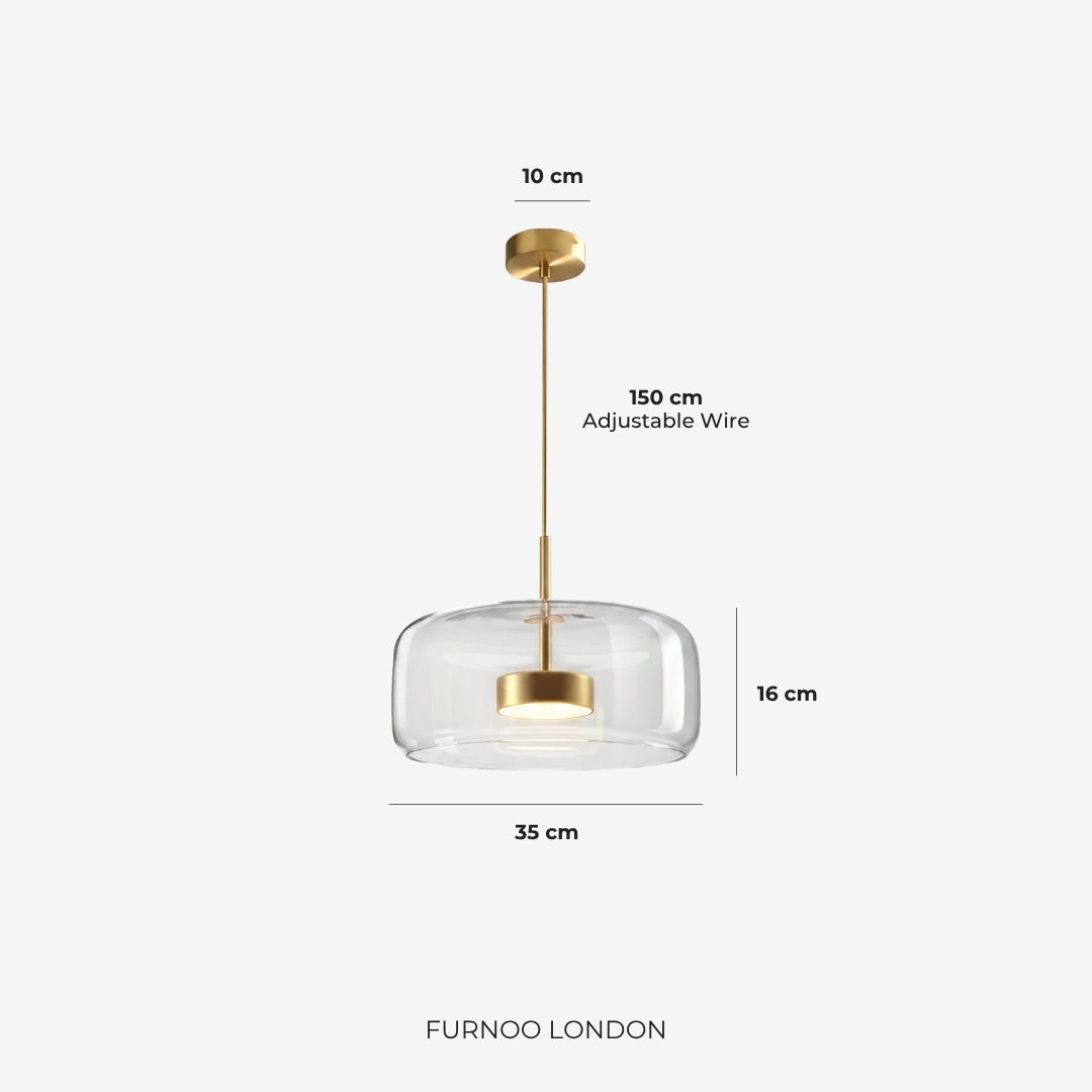 Bente | Glass Pendant Light
