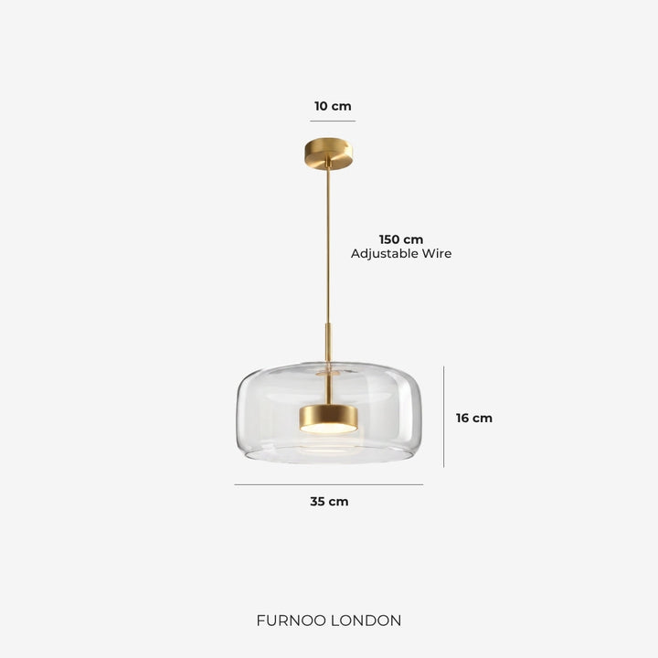 Bente | Glass Pendant Light
