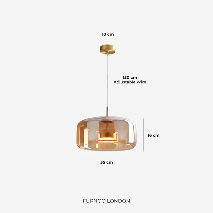 Bente | Glass Pendant Light