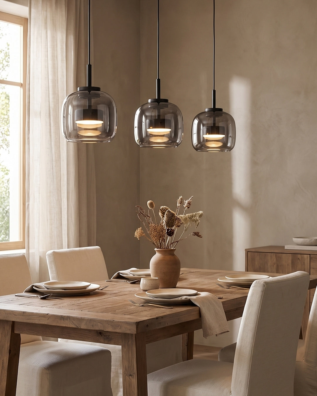 Bente | Glass Pendant Light