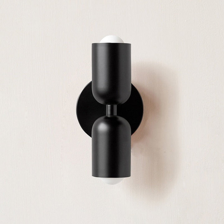 Asim | Painted Metal Dual Capsule Wall Sconce
