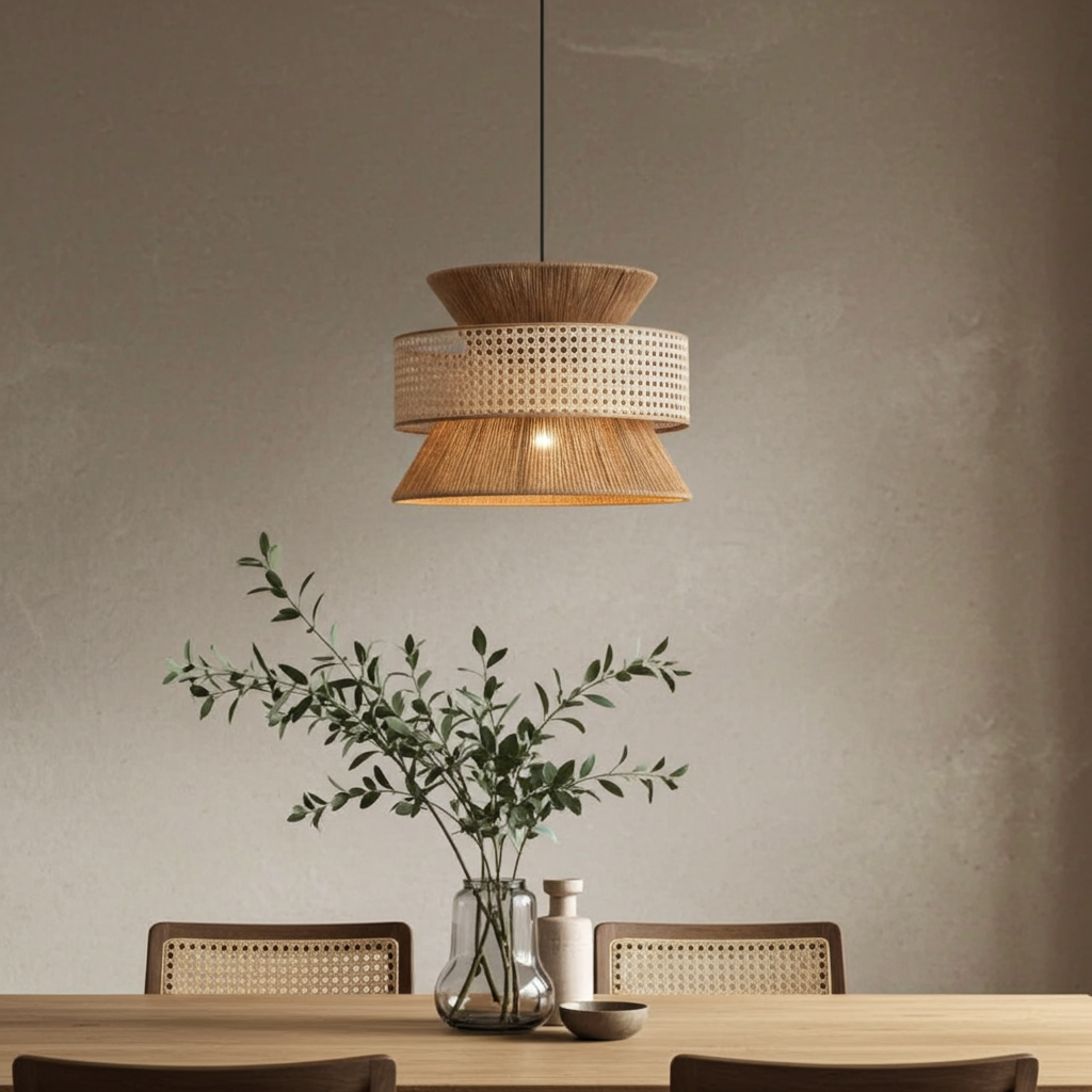 Haru | Hemp Rope Pendant Light
