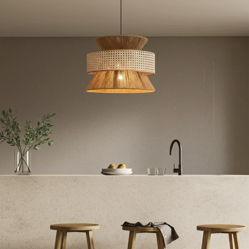 Haru | Hemp Rope Pendant Light