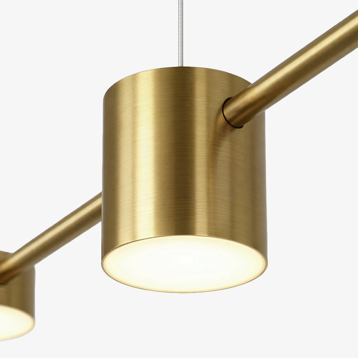 Rosalina | Metal Linear Multi-Head Pendant Light