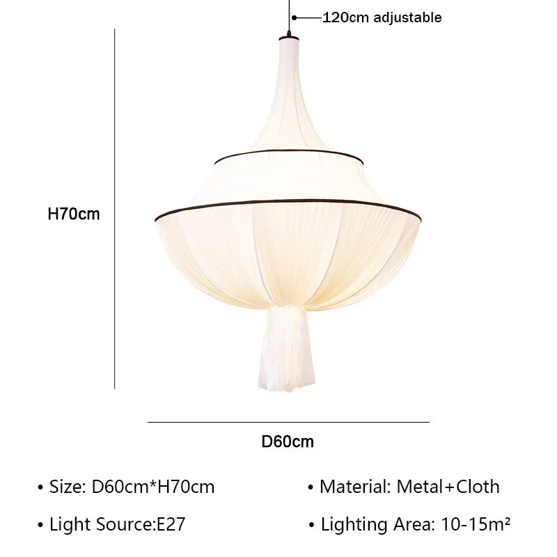 Iosif | Soft Cloth Chandelier