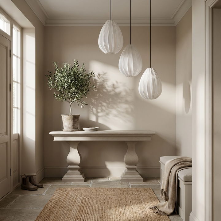 Nemu | Pleated Fabric Pendant Light