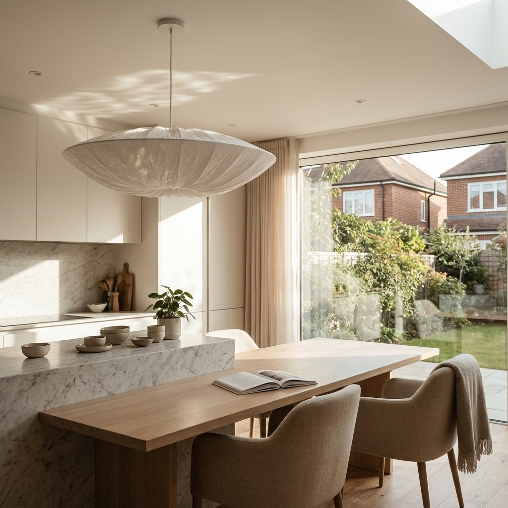 Velo | Fabric Disc Pendant Light