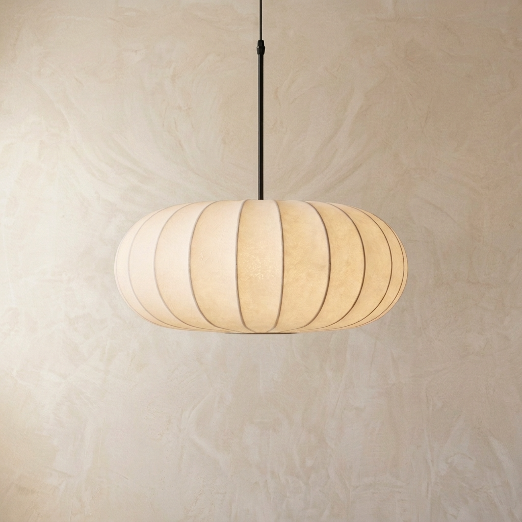 Uvlo | Fabric Oval Pendant Light