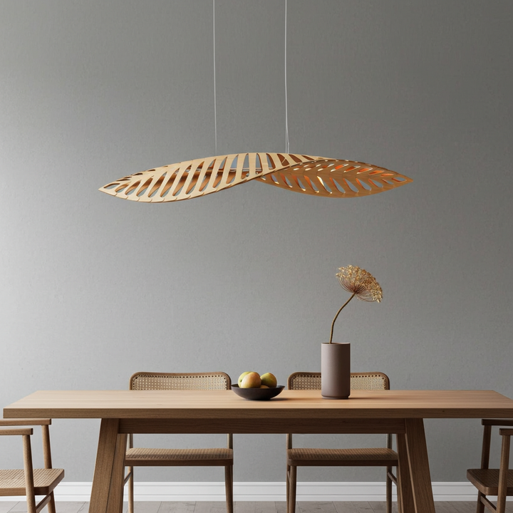 Kaede | Wabi-Sabi Wooden Pendant Light