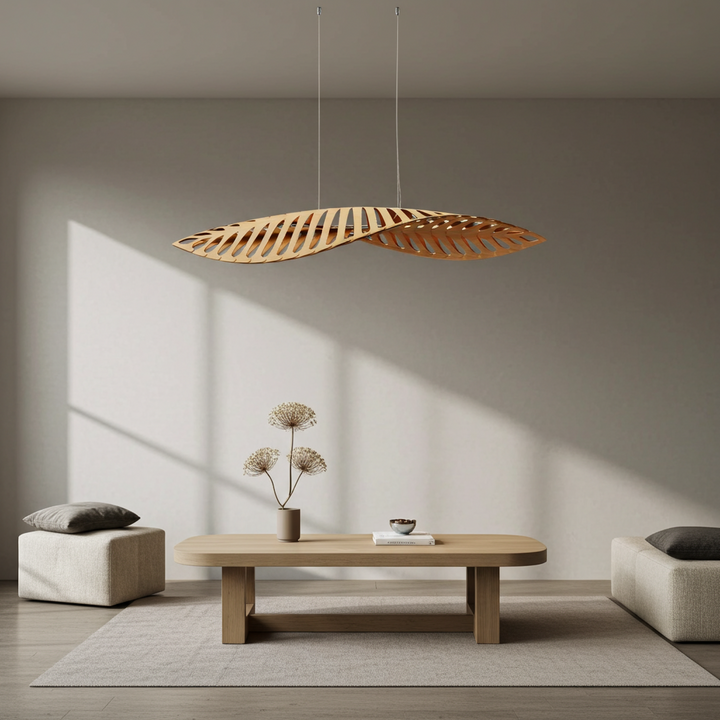 Kaede | Wabi-Sabi Wooden Pendant Light