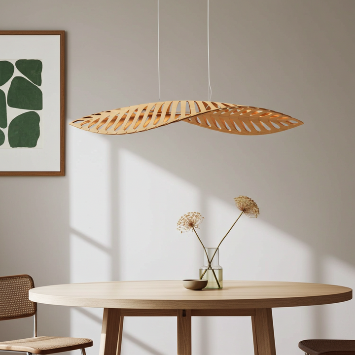 Kaede | Wabi-Sabi Wooden Pendant Light
