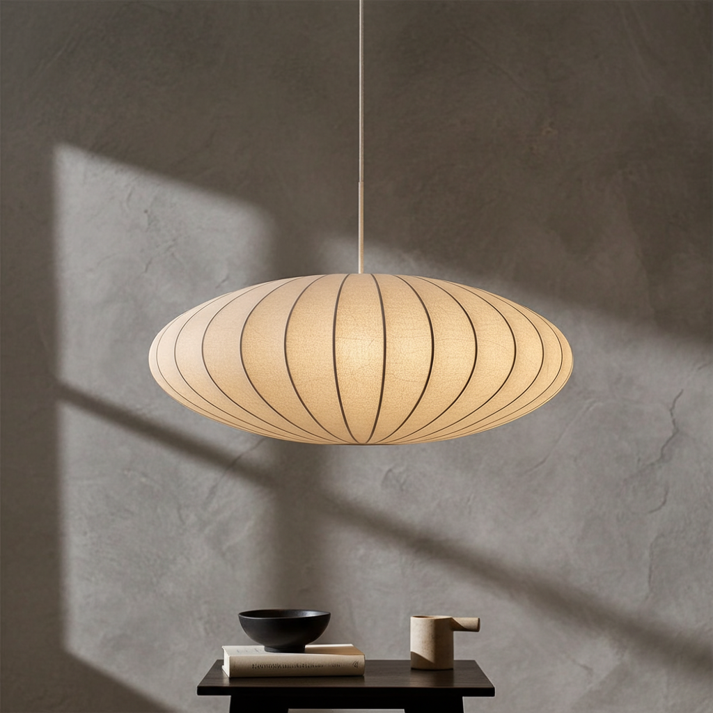 Aya | Handmade Silk Pendant Light