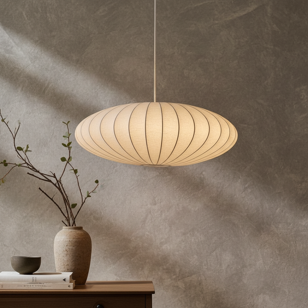 Aya | Handmade Silk Pendant Light