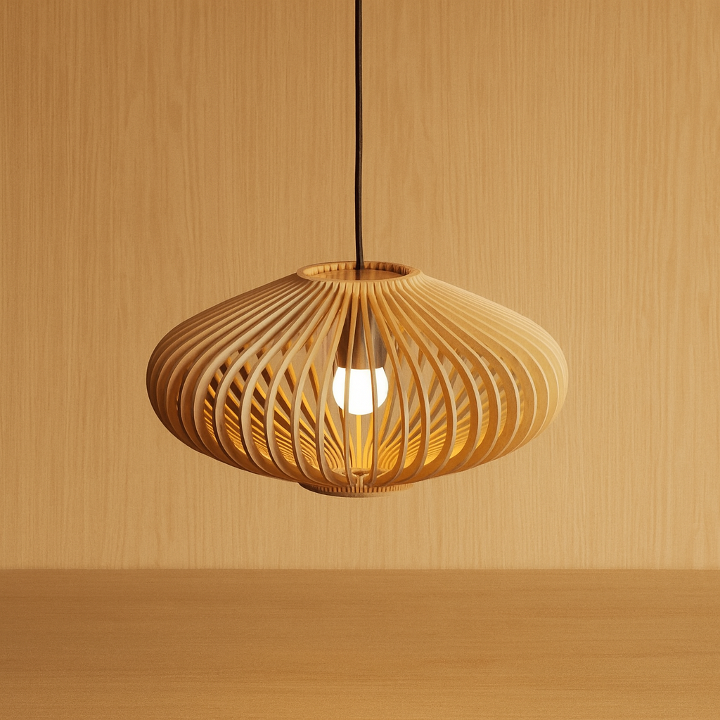 Kaze | Bamboo & Wood Pendant Light