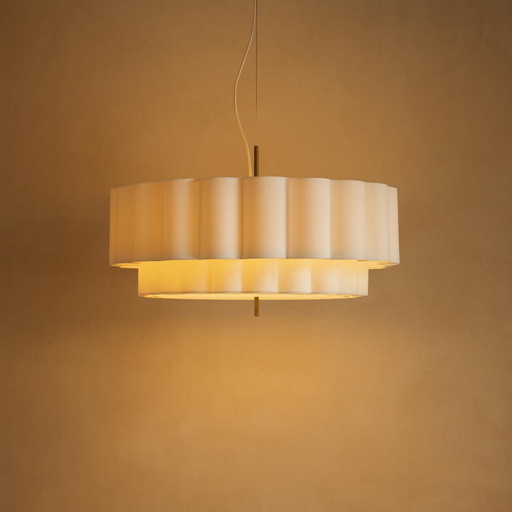 Meri | Soft Minimalist Fabric Chandelier