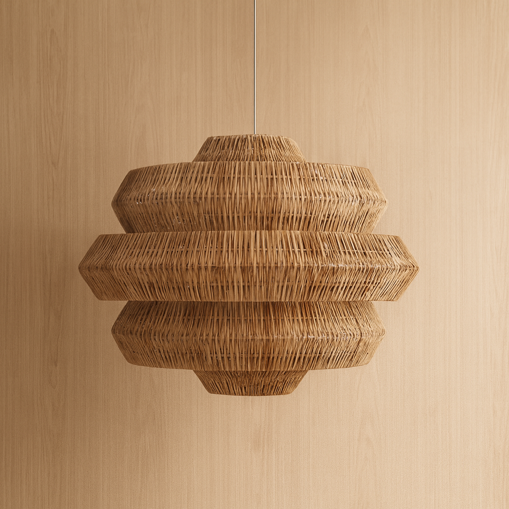 Ophelia | Handwoven Rattan Pendant Light