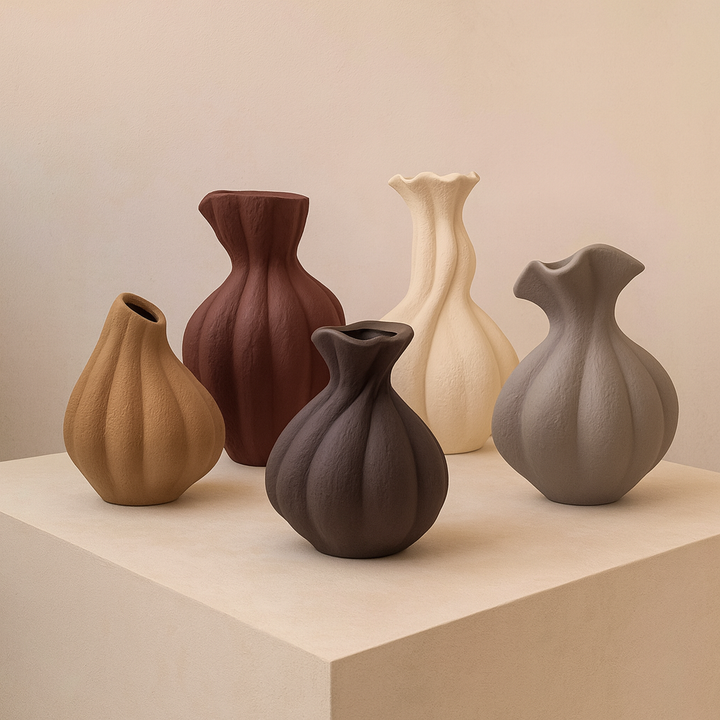 Sabi | Sculpted Clay Vase