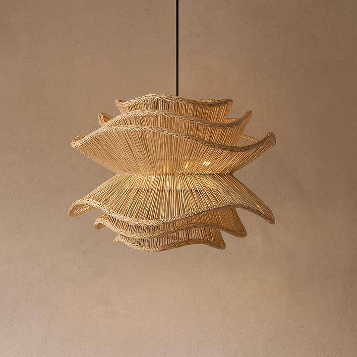 Viola | Japanese Handwoven Rope Pendant Light