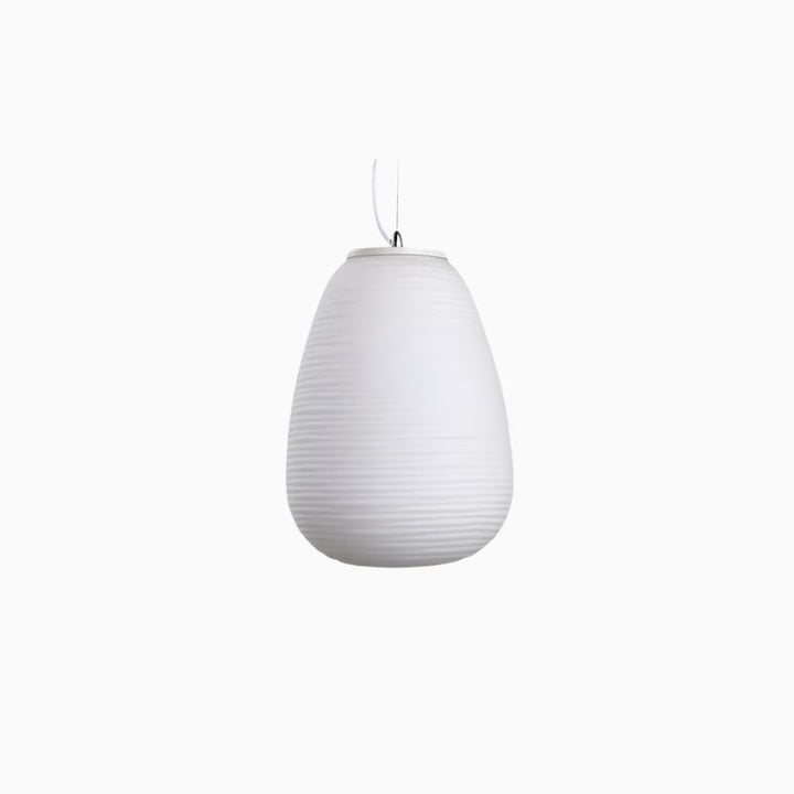 Rayo | Ribbed Milk Glass Pendant Light