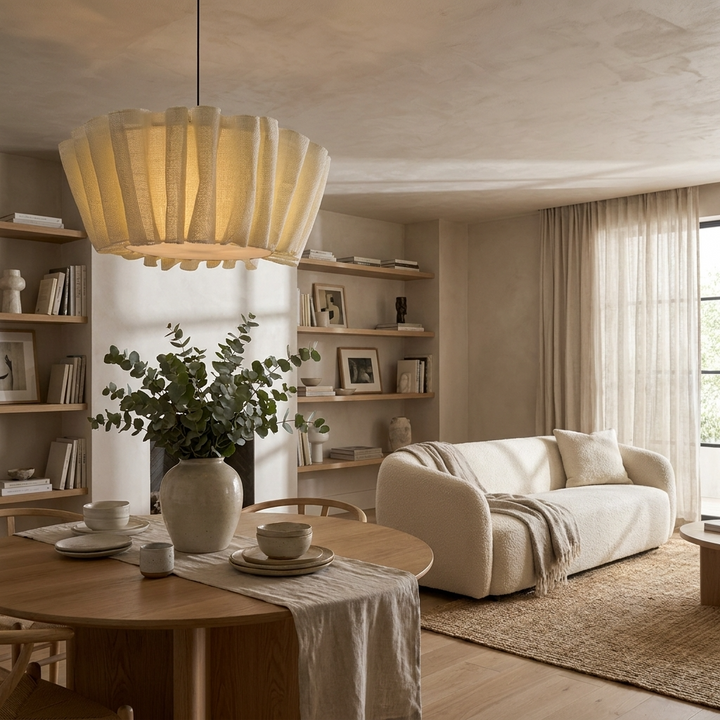 Plie | Fabric Pendant Light