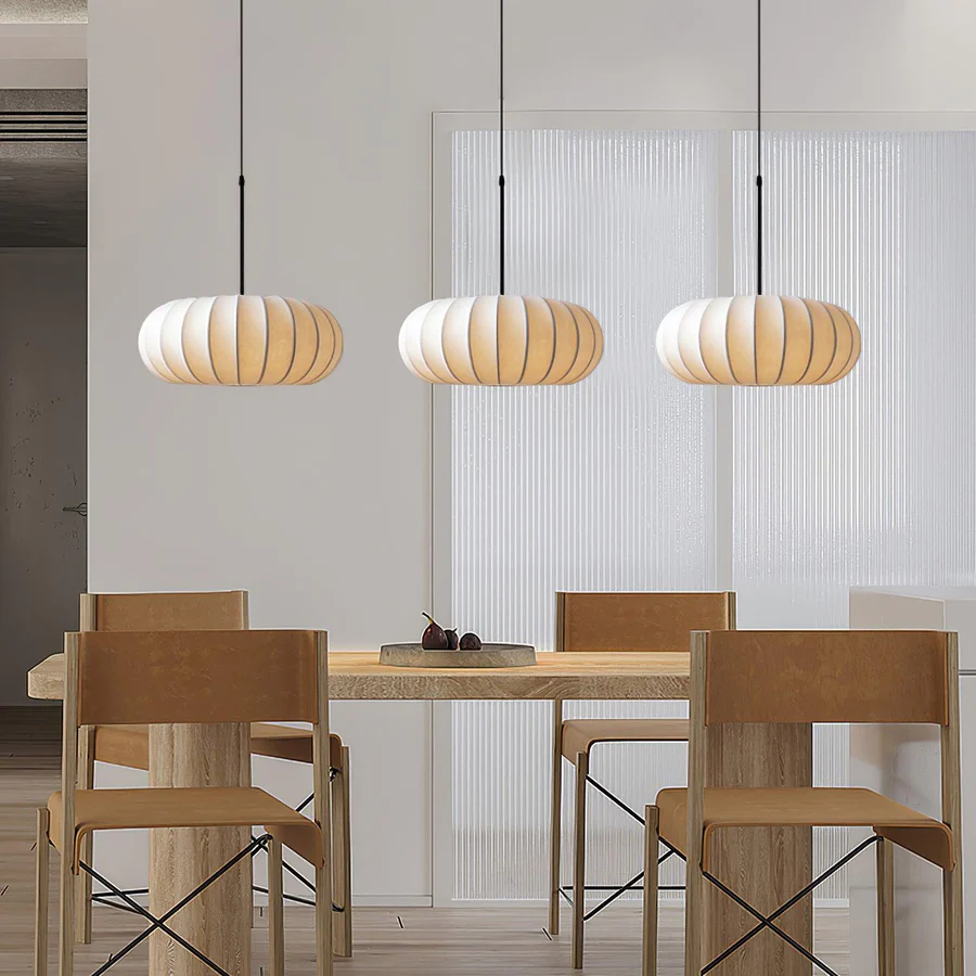 Uvlo | Fabric Oval Pendant Light