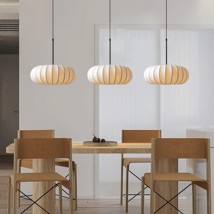Uvlo | Fabric Oval Pendant Light