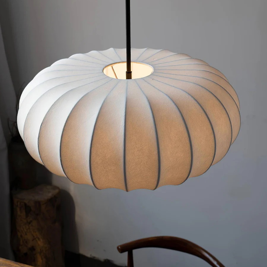 Uvlo | Fabric Oval Pendant Light