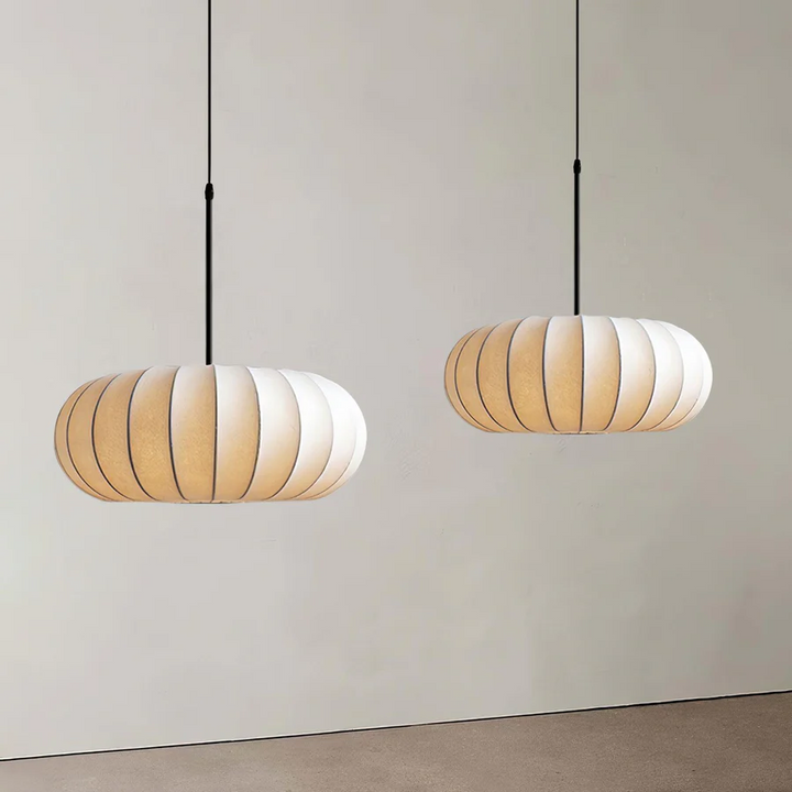 Uvlo | Fabric Oval Pendant Light