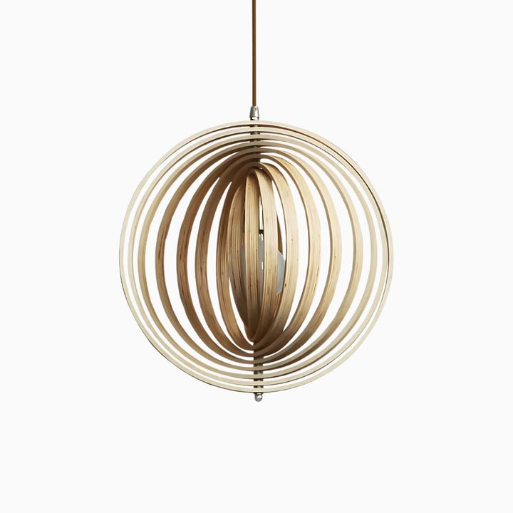 Rupa | Wooden Rings Pendant Light