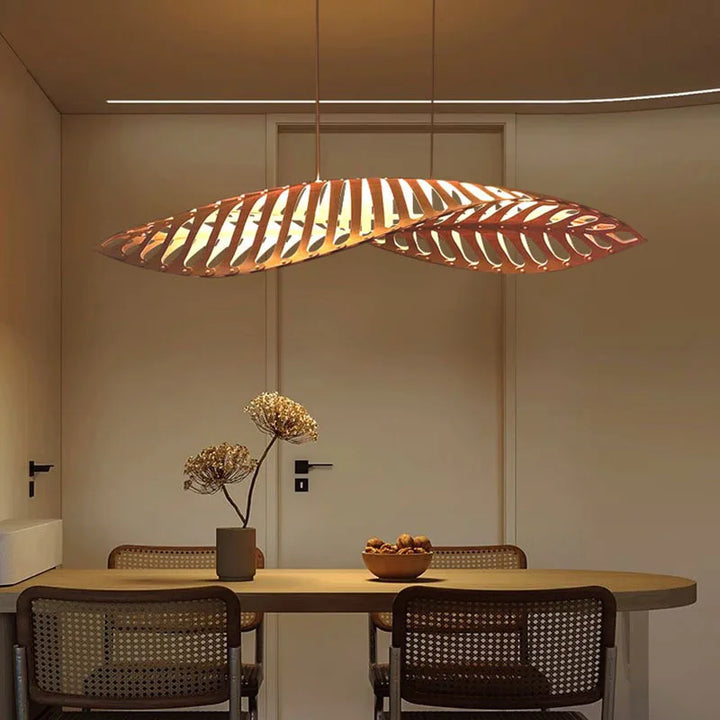 Kaede | Wabi-Sabi Wooden Pendant Light