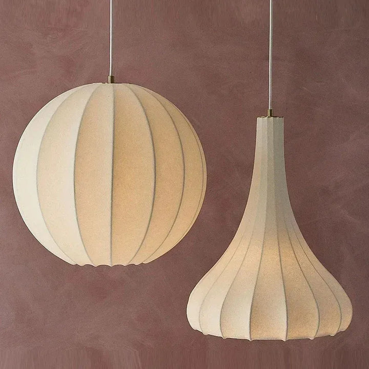 Urna | Pleated Silk Pendant Light