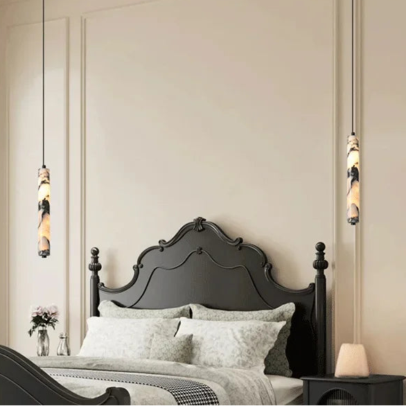 Sumi Column | Alabaster Pendant Light