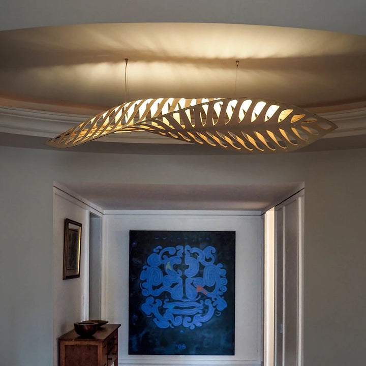 Kaede | Wabi-Sabi Wooden Pendant Light