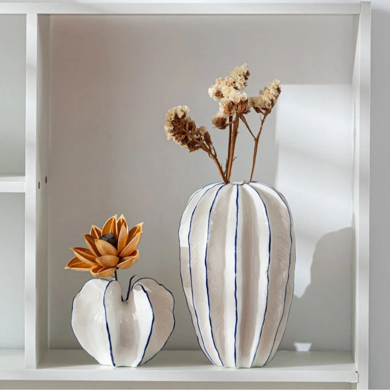 Sazanami | Ripple Ceramic Vase Set