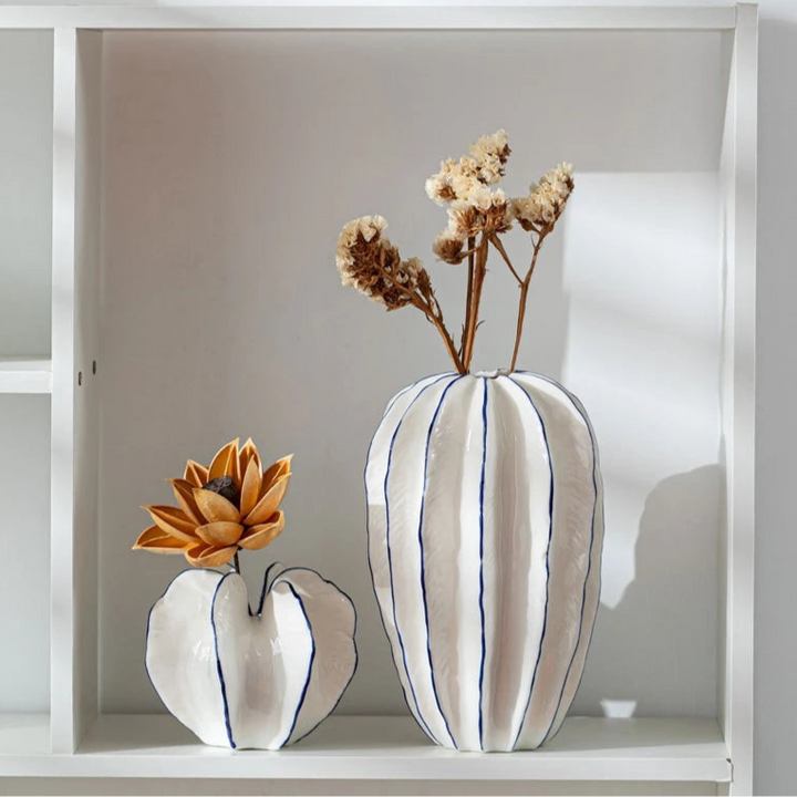 Sazanami | Ripple Ceramic Vase Set