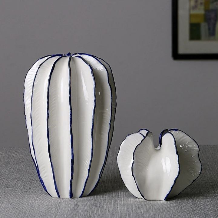 Sazanami | Ripple Ceramic Vase Set