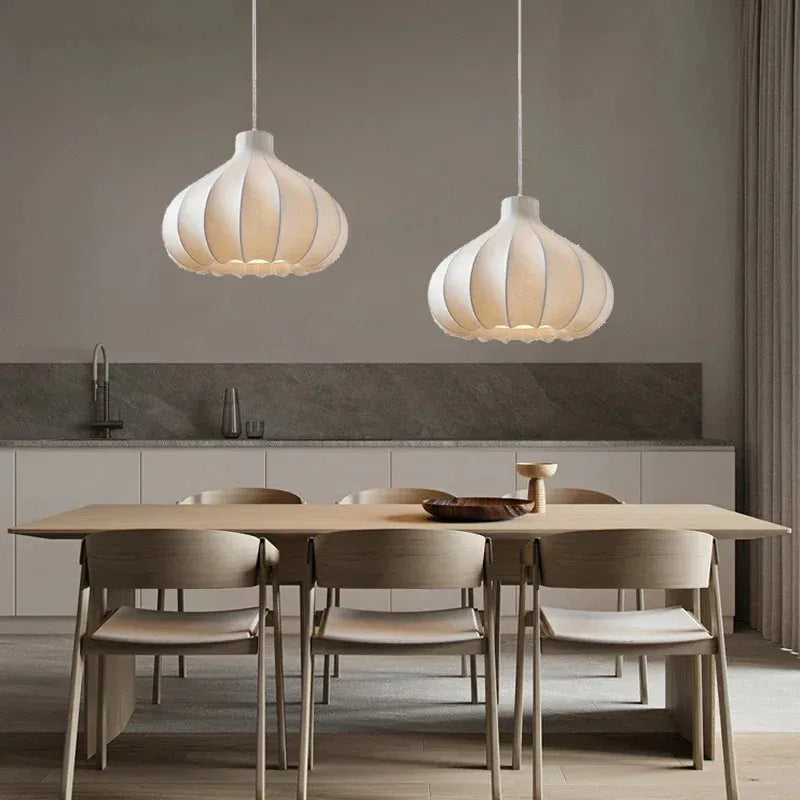 Urna | Pleated Silk Pendant Light