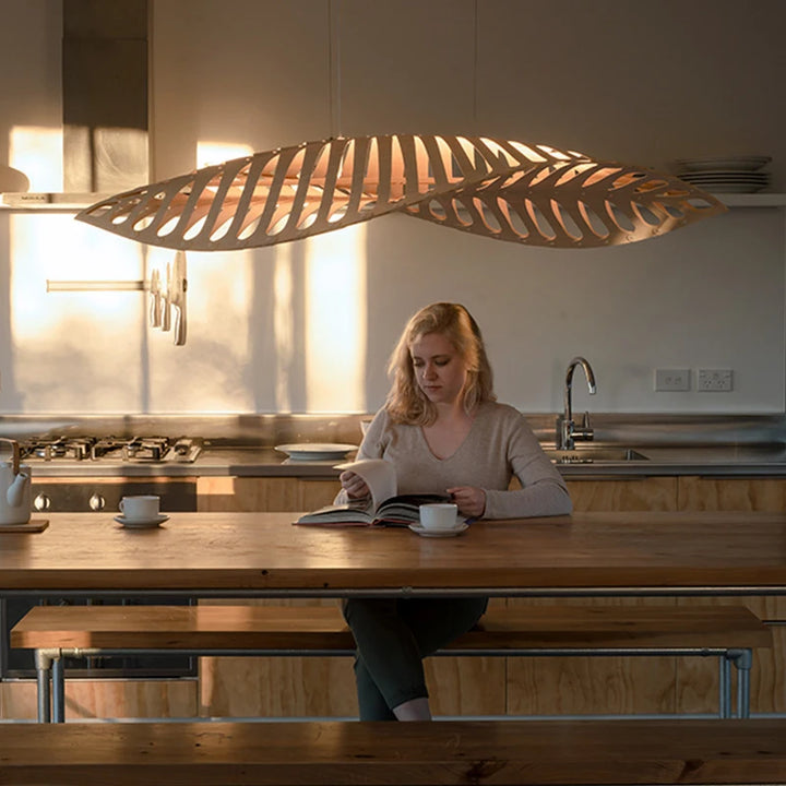 Kaede | Wabi-Sabi Wooden Pendant Light
