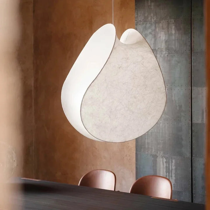 Mayu Globe | Hand-Knitted Silk Pendant Light